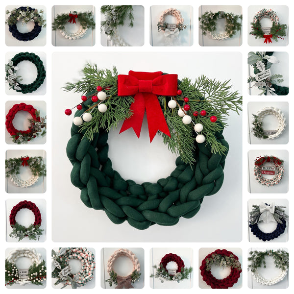 A note on holiday wreaths