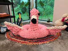 Load image into Gallery viewer, Jumbo Flamingo “Floatie” Lounger