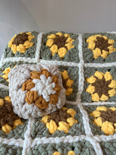 Load image into Gallery viewer, Custom Sunflower Granny Squares | Blanket or Pillow Case!