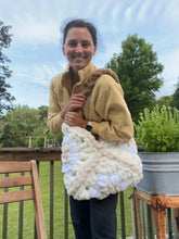Load image into Gallery viewer, Granny Square Tote Bags | Chenille Yarn