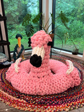 Load image into Gallery viewer, Jumbo Flamingo “Floatie” Lounger