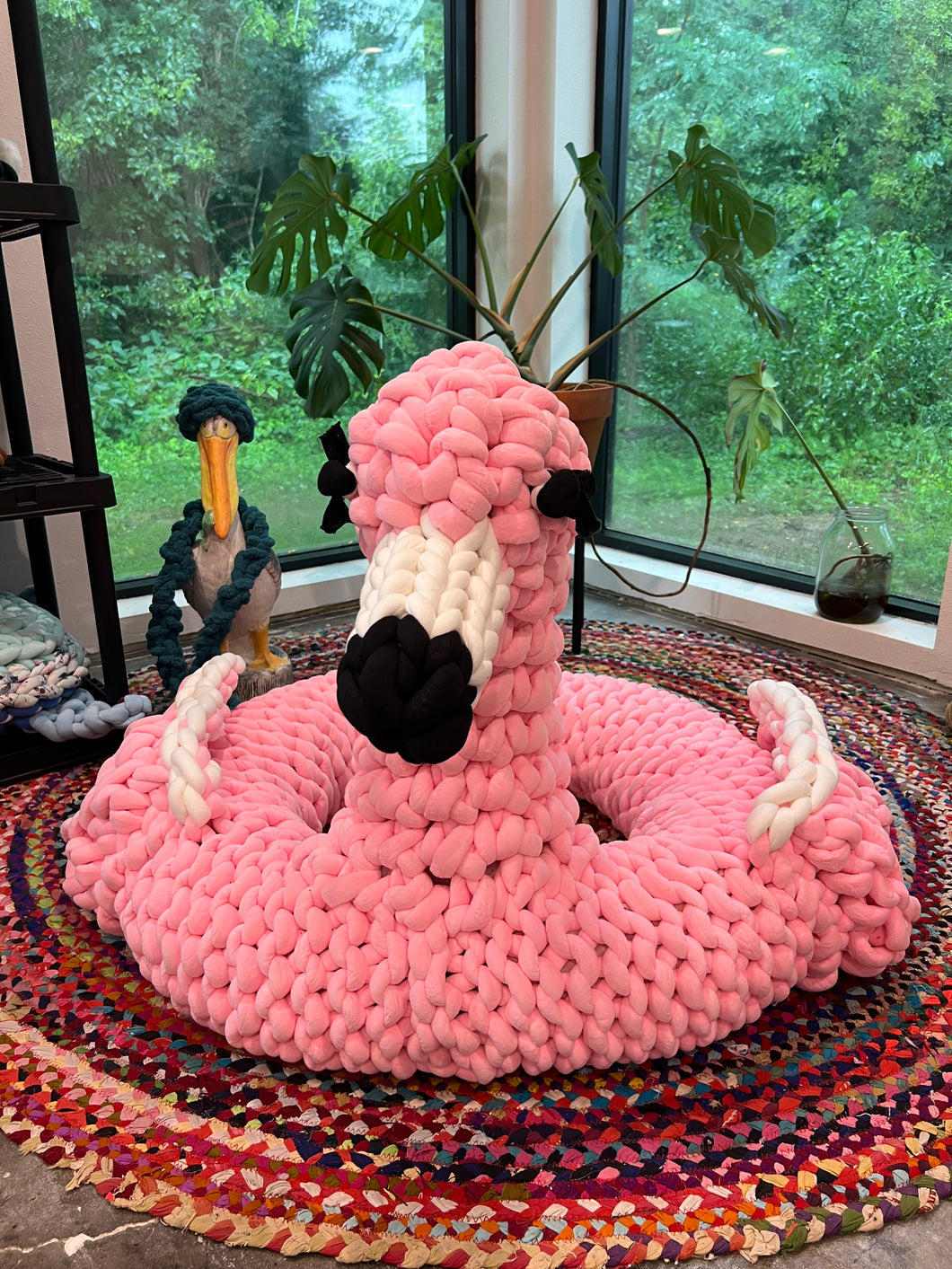 Jumbo Flamingo “Floatie” Lounger