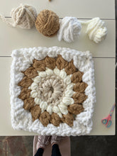 Load image into Gallery viewer, Custom Sunburst Granny Squares | Blanket or Pillow Case!