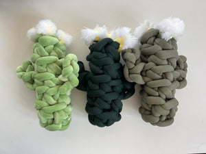 Saguaro Cactus Tutorial + Kit | Tube Yarn | Hand Crochet | Video + PDF
