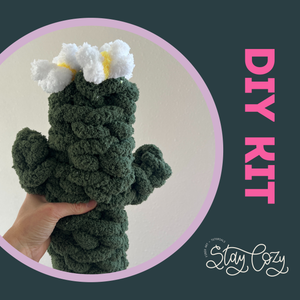 Saguaro Cactus Pattern | Chenille Yarn | Hand Crochet | PDF
