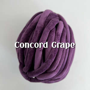 Velvet Tube Yarn (various colors)