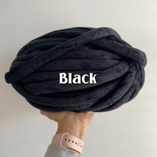 Load image into Gallery viewer, Velvet Tube Yarn (various colors)