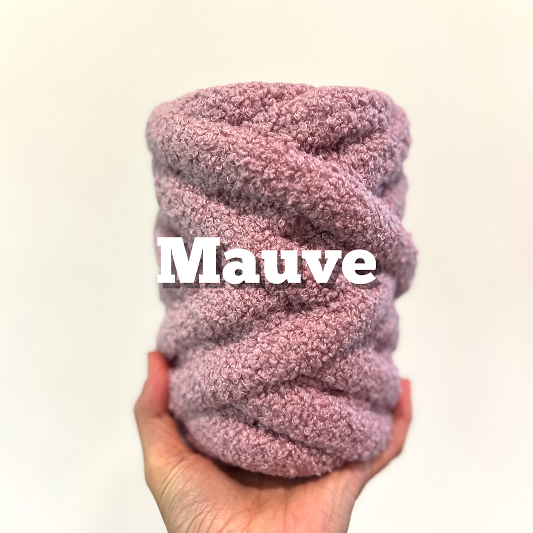 NEW! Bouclé Tube Yarn (various colors)