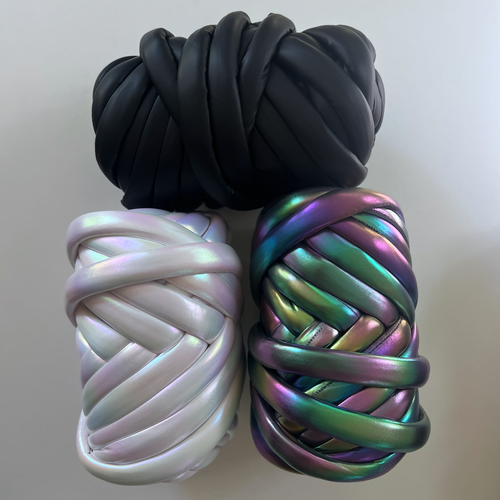 NEW! Pleather Tube Yarn (various colors)