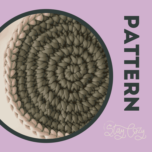 Rug Pattern | Tube Yarn | Hand Crochet | PDF