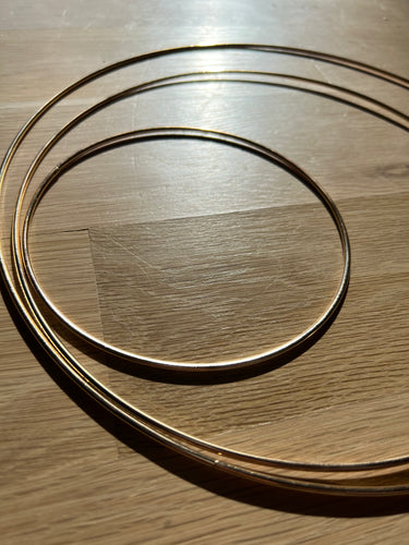 Metal Craft Rings, Rose Gold, various sizes