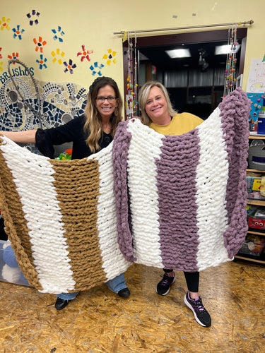 Hand Knit Blanket Class | Washington, IA | November 8