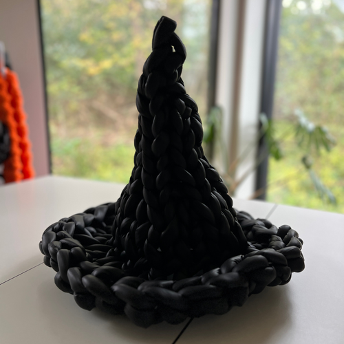 Witch Hat | Pleather, Matte Black