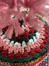 Load image into Gallery viewer, Granny Tree Skirt Pattern + Video Tutorial | Chenille Yarn | Hand Crochet | Full Resource Guide