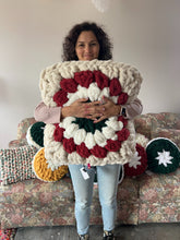 Load image into Gallery viewer, Custom Sunburst Granny Squares | Blanket or Pillow Case!