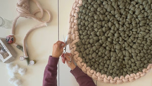 Rug Pattern | Tube Yarn | Hand Crochet | PDF