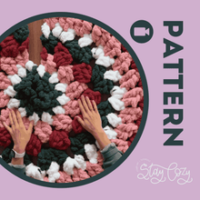 Load image into Gallery viewer, Granny Tree Skirt Pattern + Video Tutorial | Chenille Yarn | Hand Crochet | Full Resource Guide