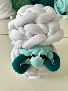 Baby Sea Turtle + Egg, Mini Stuffie [made to order]