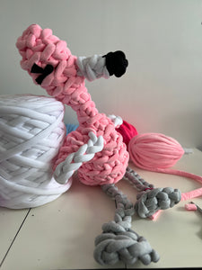 Flamingo, Jumbo Stuffie [made to order]