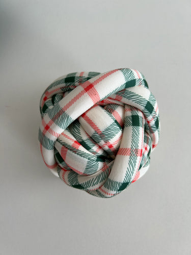 Cotton Tube Yarn | Plaid | Exclusive Pattern