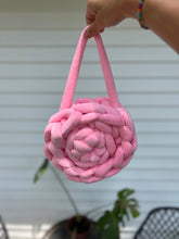 Load image into Gallery viewer, Round Hand Bag | Crochet | Pink