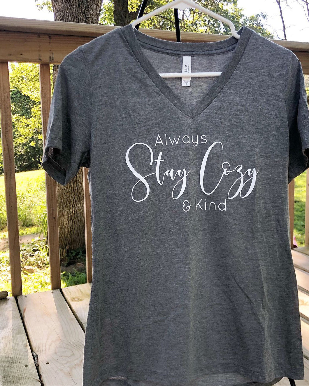 Always Stay Cozy & Kind, Women's V-Neck
