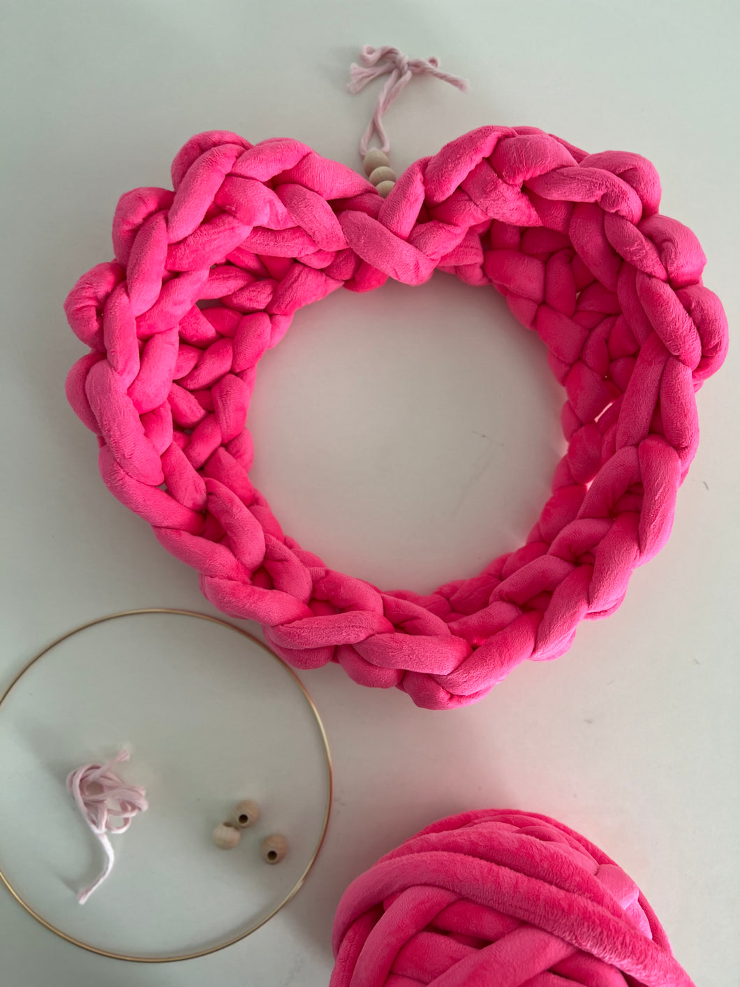 DIY Kit: Velvet Heart Wreath
