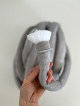 Load image into Gallery viewer, Extra Big Velvet Tube Yarn, Gray