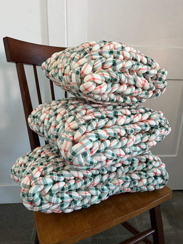 Stay Cozy Plaid Pillows, Cotton (various sizes)