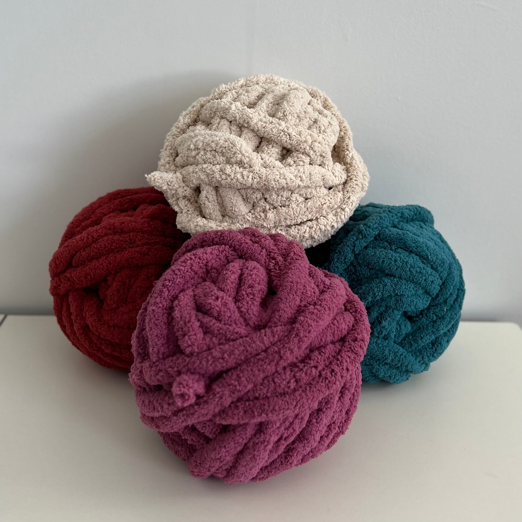Cuddly Chenille Eco™ Yarn by Loops & Threads™ in Seafoam